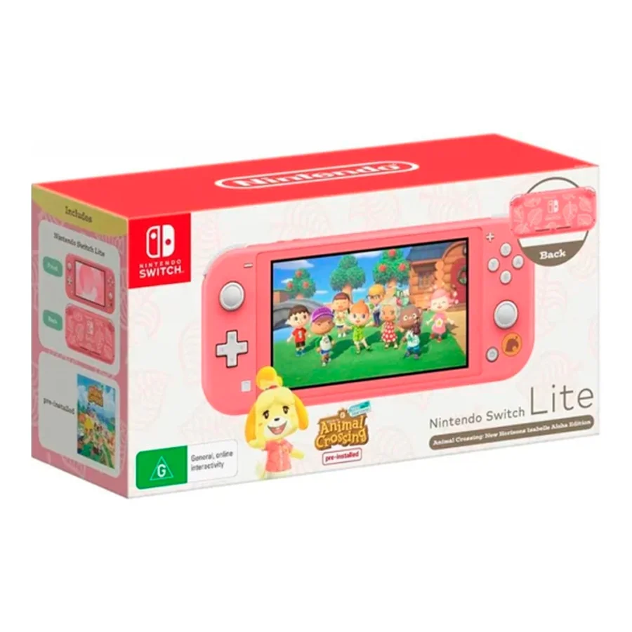 Nintendo Switch Lite Animal Crossing: New Horizons Isabelle Aloha Edition