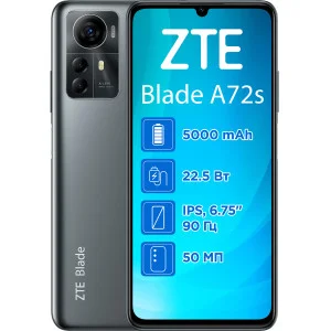 ZTE Blade A72S 4/128GB Grey (Global Version)