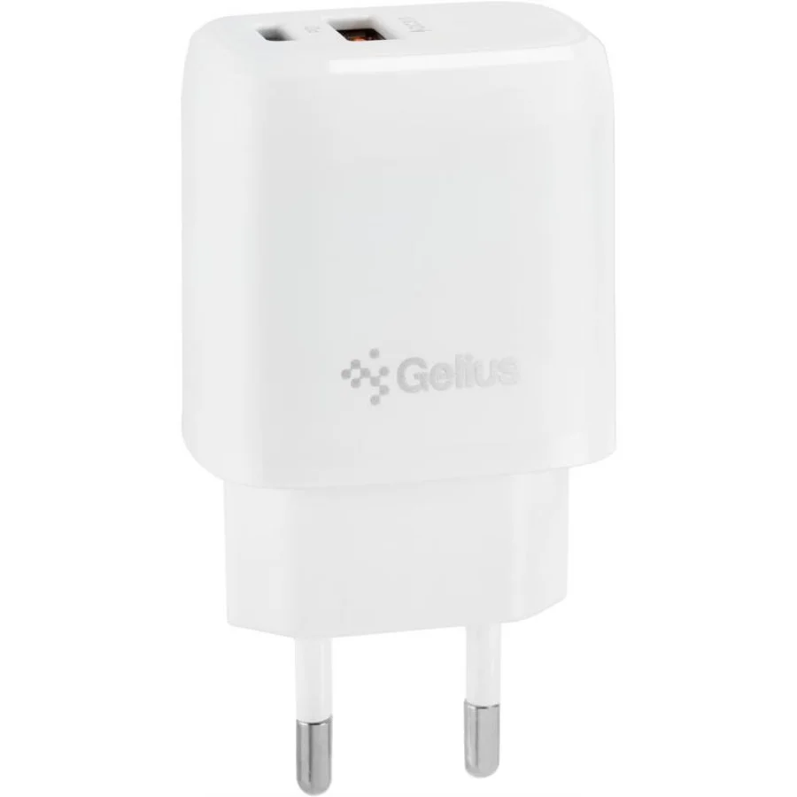СЗУ Gelius Pro X-Duo GP-HC014 USB+Type-C QC3.0/PD20W White