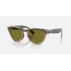 Ray-Ban Meta Headliner Shiny Warm Stone/Transition Dark Greem (RW4009F 6705M151)