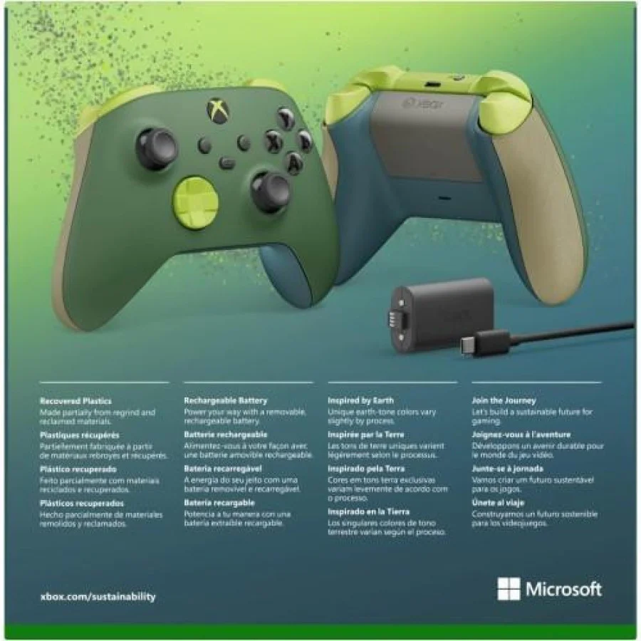 Microsoft Xbox Series X | S Wireless Controller Remix Special Edition + Rechargeable Battery Pack (QAU-00114)