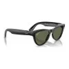 Ray-Ban Skyler Shiny Black Frame/Green Lenses (RW4010 601/9A 52)