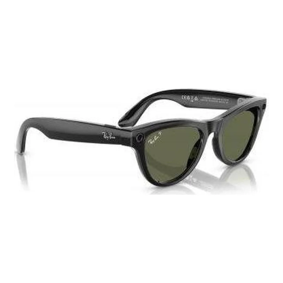 Ray-Ban Skyler Shiny Black Frame/Green Lenses (RW4010 601/9A 52)