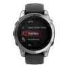 Garmin Fenix E 47mm AMOLED Stainless Steel with Black Silicone Band (010-03025-02/00)