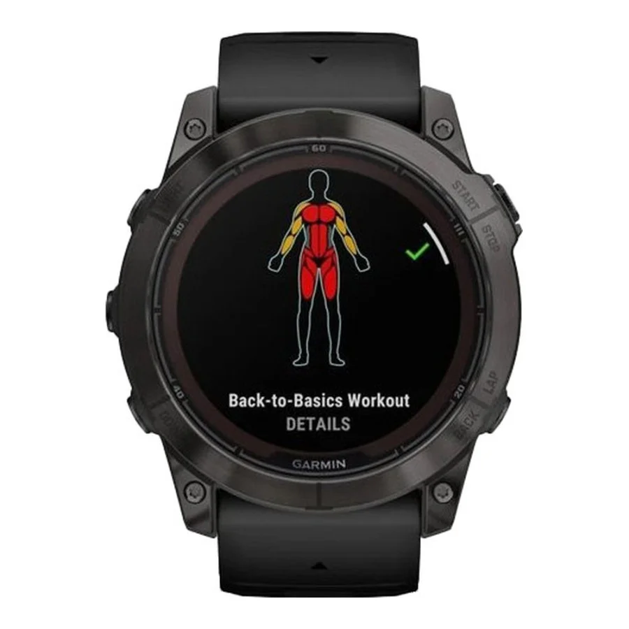 Garmin Fenix 7X Pro Sapphire Solar Carbon G. DLC Tit. with Black Band (010-02778-10/11/54)