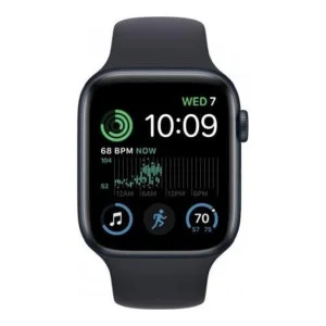 Apple Watch SE 2 GPS 44mm Midnight Aluminium Case with Midnight Sport Band M/L (MRE93)