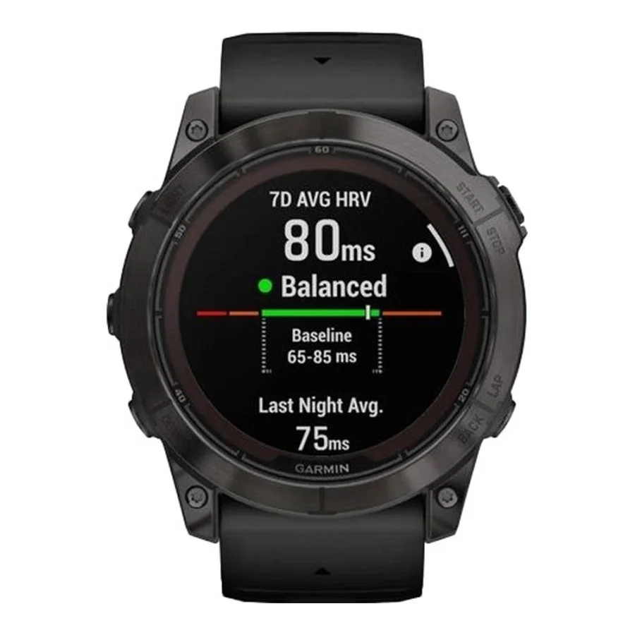 Garmin Fenix 7X Pro Sapphire Solar Carbon G. DLC Tit. with Black Band (010-02778-10/11/54)