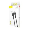 Baseus USB Cabel to microUSB Cafule 1m Grey/Black (CAMKLF-BG1)