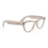 Ray-Ban Meta Skyler Standard - Shiny Chalky Gray / Clear Sapphire Transition (RW4010 6700MF 52-20)