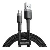 Baseus USB Cabel to microUSB Cafule 1m Grey/Black (CAMKLF-BG1)