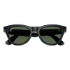 Ray-Ban | Meta Skyler [Gen 2] Standard Shiny Black Frame / G-15 Green Lenses (RW4014 601/71 52-20)