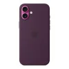Apple iPhone 16 Plus Silicone Case with MagSafe - Plum (MYYD3) (EU)