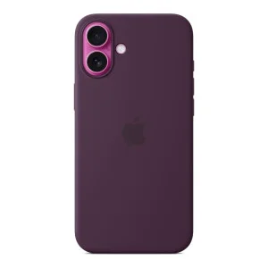 Apple iPhone 16 Plus Silicone Case with MagSafe - Plum (MYYD3) (EU)