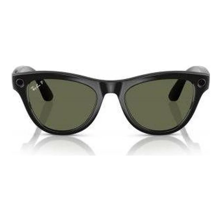 Ray-Ban Skyler Shiny Black Frame/Green Lenses (RW4010 601/9A 52)