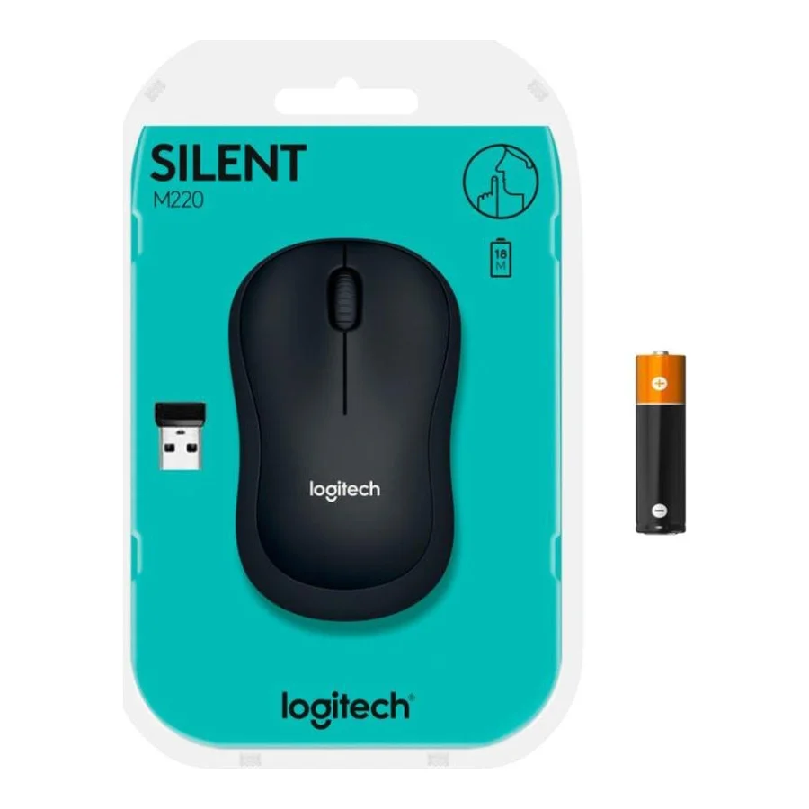 Logitech M220 Silent Dark Gray (910-004878)