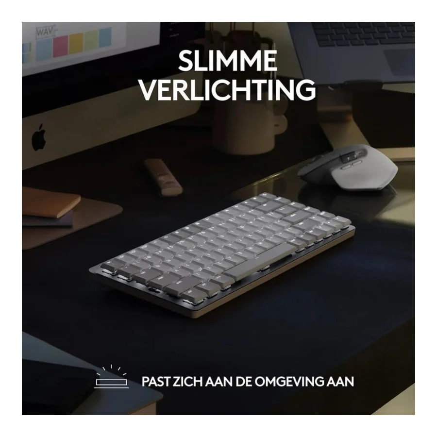 Logitech MX Mechanical Mini Wireless Keyboard (For Mac) Space Grey (920-101838, 920-010838)