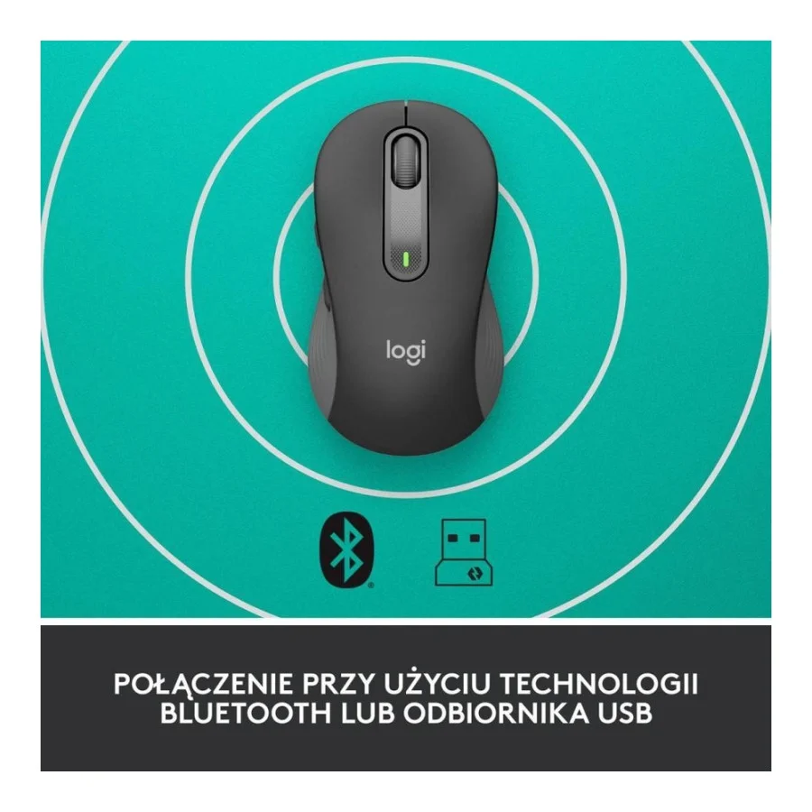 Logitech Signature M650 L Wireless Mouse Graphite (910-006236)