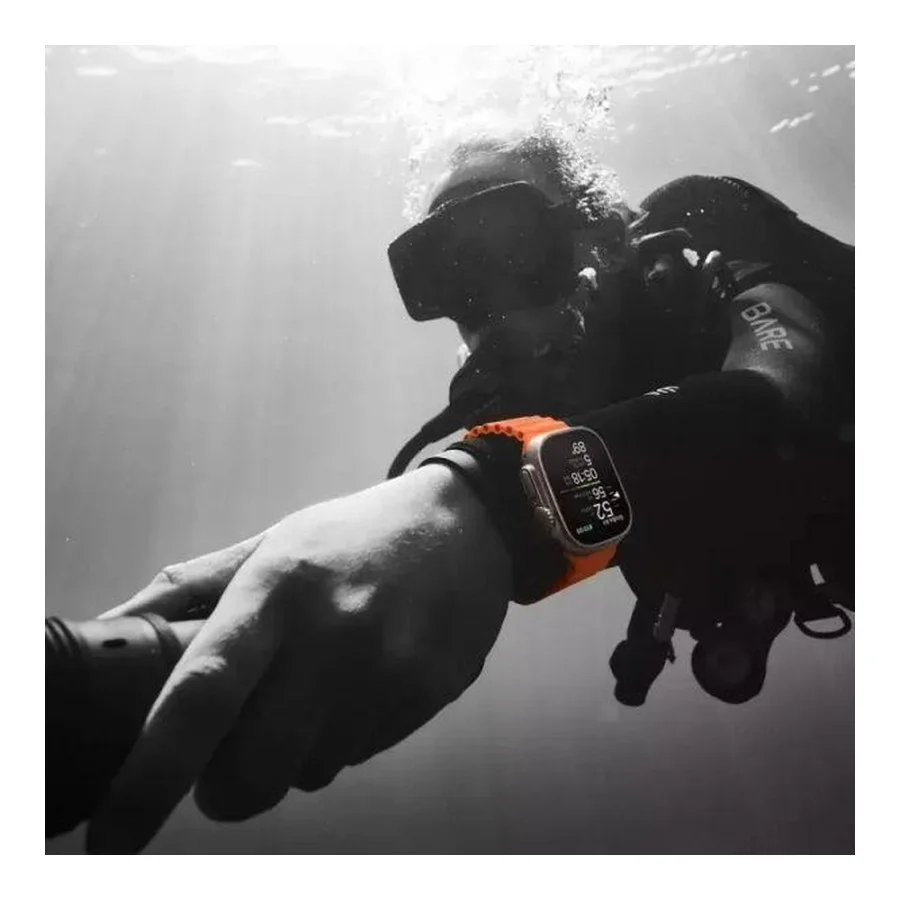 Apple Watch Ultra 2 GPS + Cellular 49mm Titanium Case with Blue Alpine Loop - Medium (MREP3/MRFC3)