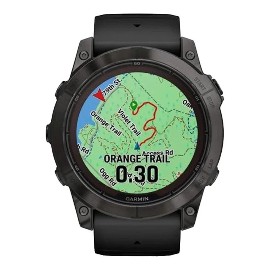 Garmin Fenix 7X Pro Sapphire Solar Carbon G. DLC Tit. with Black Band (010-02778-10/11/54)