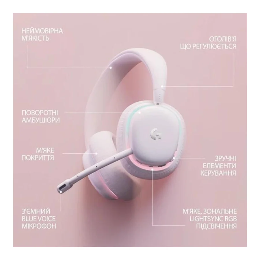 Logitech G735 Off White (981-001083)