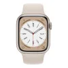 Apple Watch Series 8 GPS 41mm Starlight Aluminum Case w. Starlight S. Band - M/L (MNUF3)