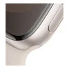 Apple Watch Series 9 GPS 45mm Starlight Aluminum Case w. Starlight Sport Band - S/M (MR963)