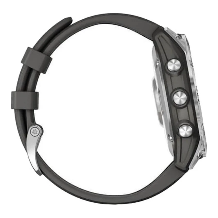 Garmin Fenix 7 Silver with Graphite Band (010-02540-00/01)