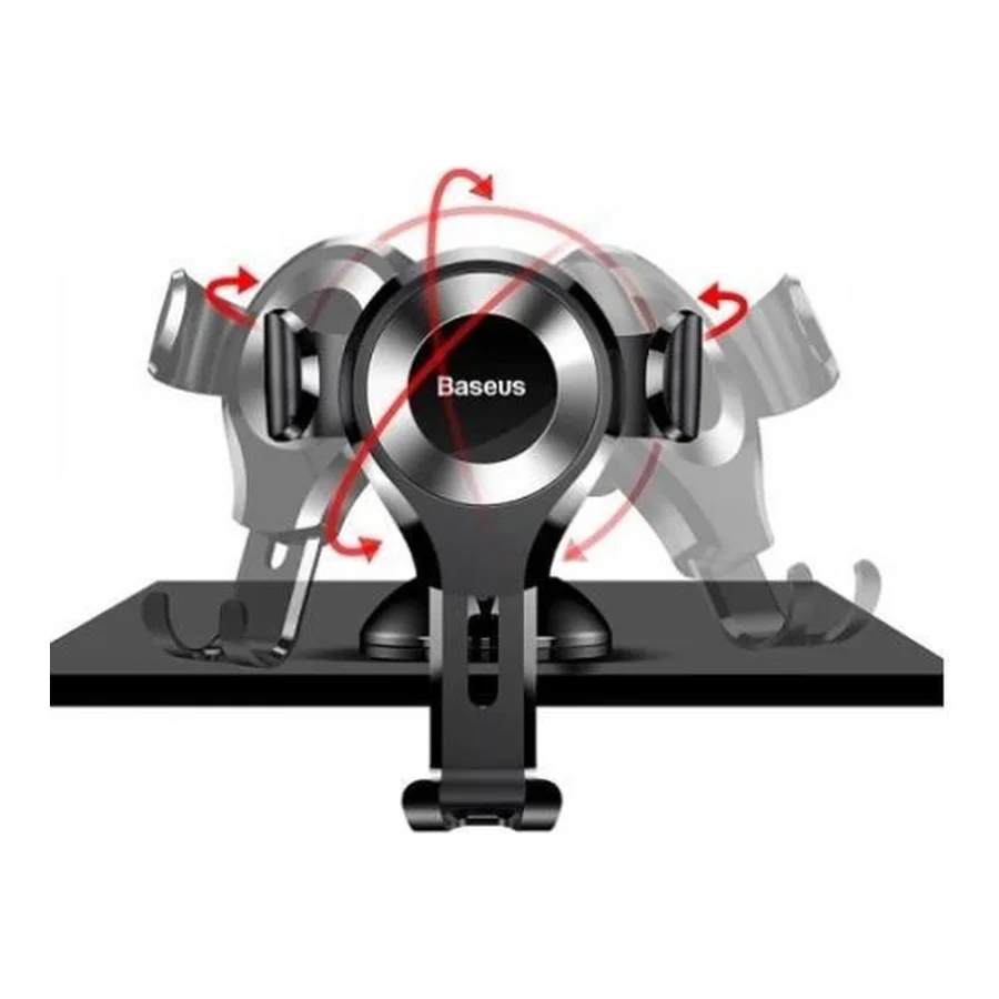Автомобильный держатель для смартфона Baseus Osculum Type Gravity Car Mount Black