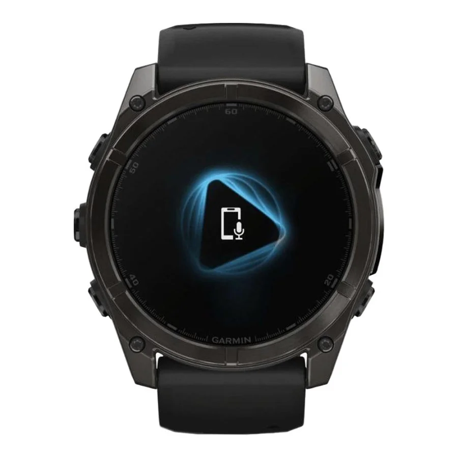 Garmin Fenix 8 51mm AMOLED Sapphire Carbon Gray DLC Titanium w. Black/Pebble Gray S. Band (010-02905-20/21/63)