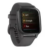 Garmin Venu Sq 2 Slate Aluminum Bezel with Shadow Gray Case and Silicone Band (010-02701-00/10)