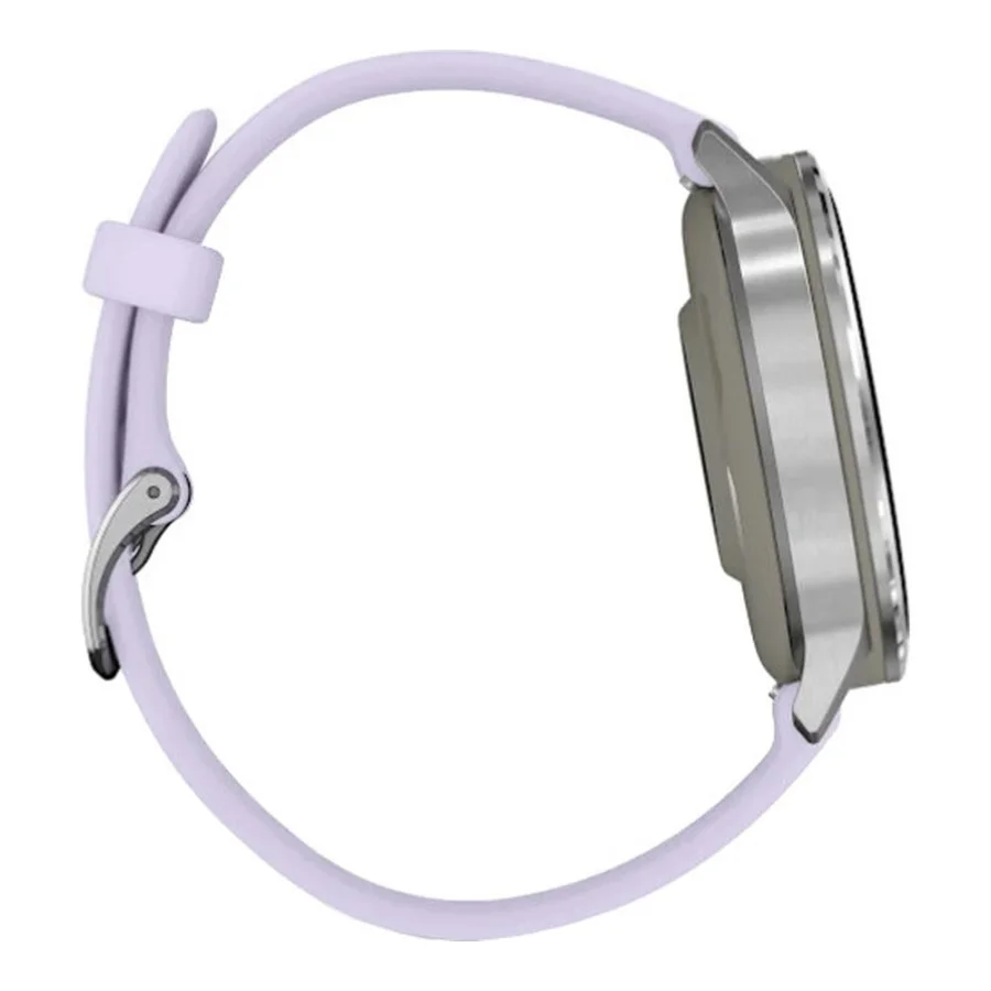 Garmin Venu 4 41 mm Silver with Periwinkle Silicone Band (010-03013-01/41)
