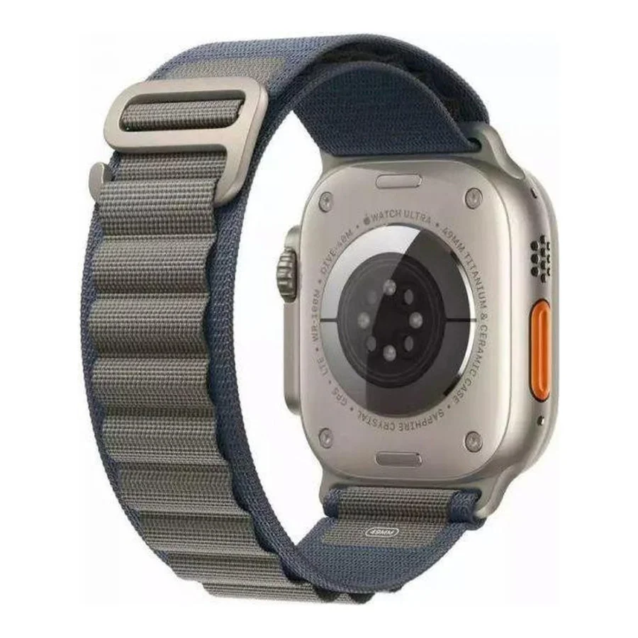 Apple Watch Ultra 2 GPS + Cellular 49mm Titanium Case with Blue Alpine Loop - Medium (MREP3/MRFC3)