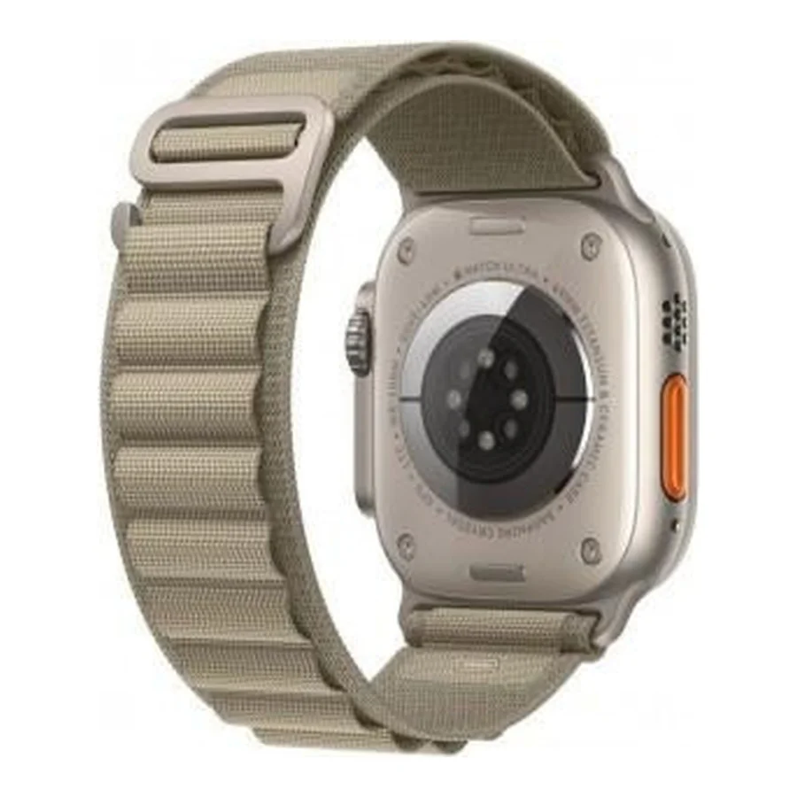 Apple Watch Ultra 2 GPS + Cellular 49mm Titanium Case with Olive Alpine Loop - Large (MRF03)