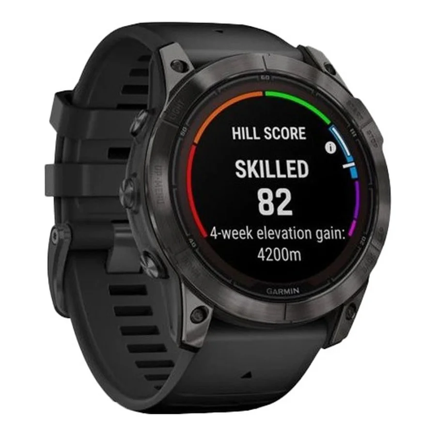 Garmin Fenix 7X Pro Sapphire Solar Carbon G. DLC Tit. with Black Band (010-02778-10/11/54)