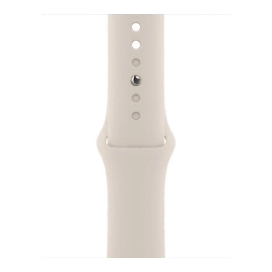 Apple Watch Series 8 GPS 41mm Starlight Aluminum Case w. Starlight S. Band - M/L (MNUF3)
