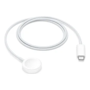 Apple Watch Magnetic Fast Charger to USB-C White (MLWJ3) (High Copy)