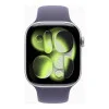 Apple Watch Series 11 GPS 46mm Silver Alu. Case w. Purple Fog S. Band - S/M (MEV94)