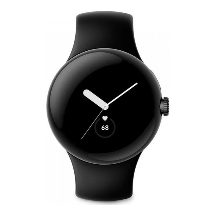 Google Pixel Watch LTE Matte Black Case/Obsidian Active Band