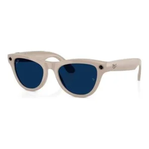 Ray-Ban Meta Skyler Standard - Shiny Chalky Gray / Clear Sapphire Transition (RW4010 6700MF 52-20)