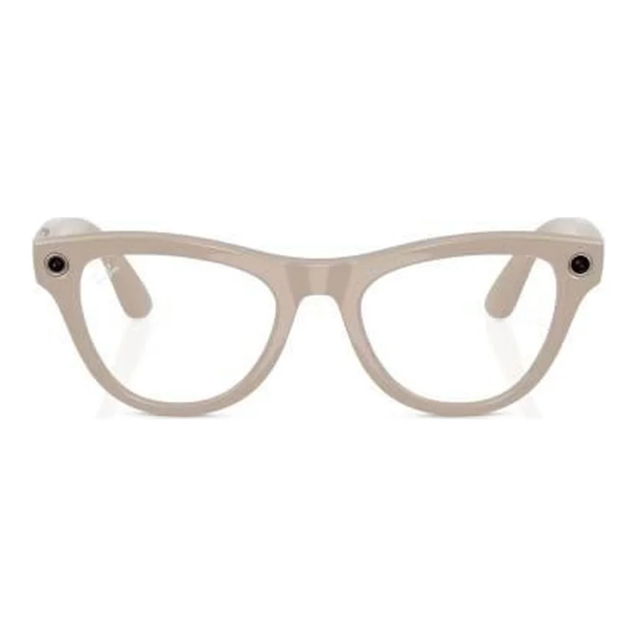 Ray-Ban Meta Skyler Standard - Shiny Chalky Gray / Clear Sapphire Transition (RW4010 6700MF 52-20)