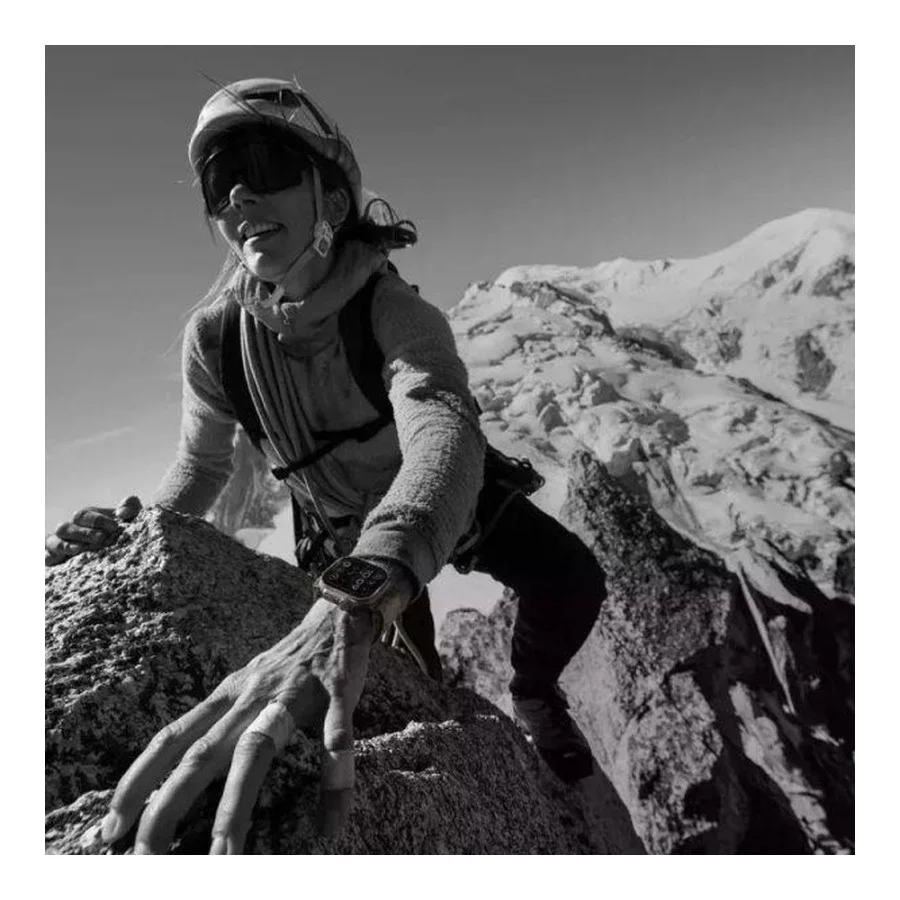 Apple Watch Ultra 2 GPS + Cellular 49mm Titanium Case with Blue Alpine Loop - Medium (MREP3/MRFC3)