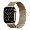 Apple Watch Series 11 GPS + Cellular 42mm Gold Tit. Case w. Gold Milanese Loop (MF8Y4)