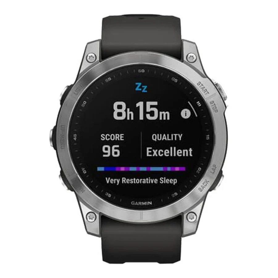 Garmin Fenix 7 Silver with Graphite Band (010-02540-00/01)