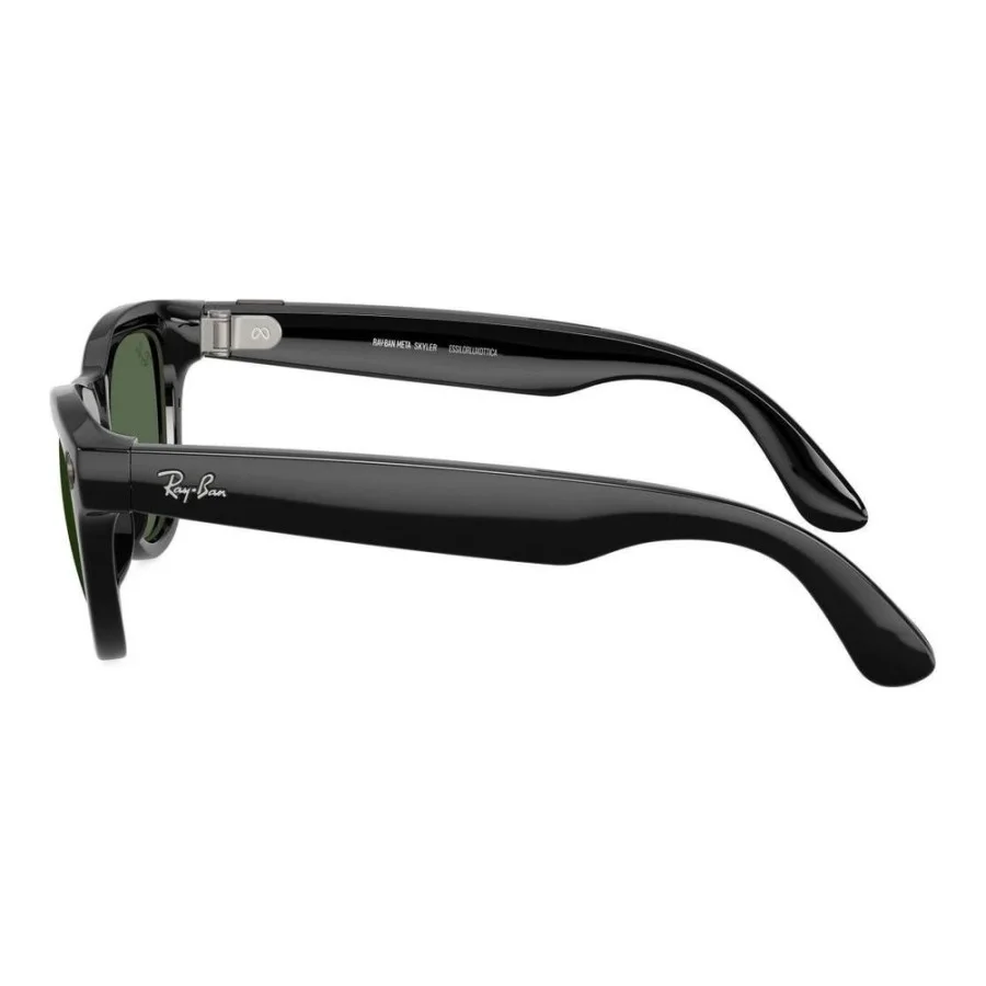 Ray-Ban | Meta Skyler [Gen 2] Standard Shiny Black Frame / G-15 Green Lenses (RW4014 601/71 52-20)