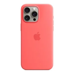 Apple iPhone 15 Pro Max Silicone Case with MagSafe - Guava (MT1V3) (OEM)