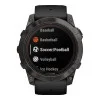 Garmin Fenix 7X Pro Sapphire Solar Carbon G. DLC Tit. with Black Band (010-02778-10/11/54)
