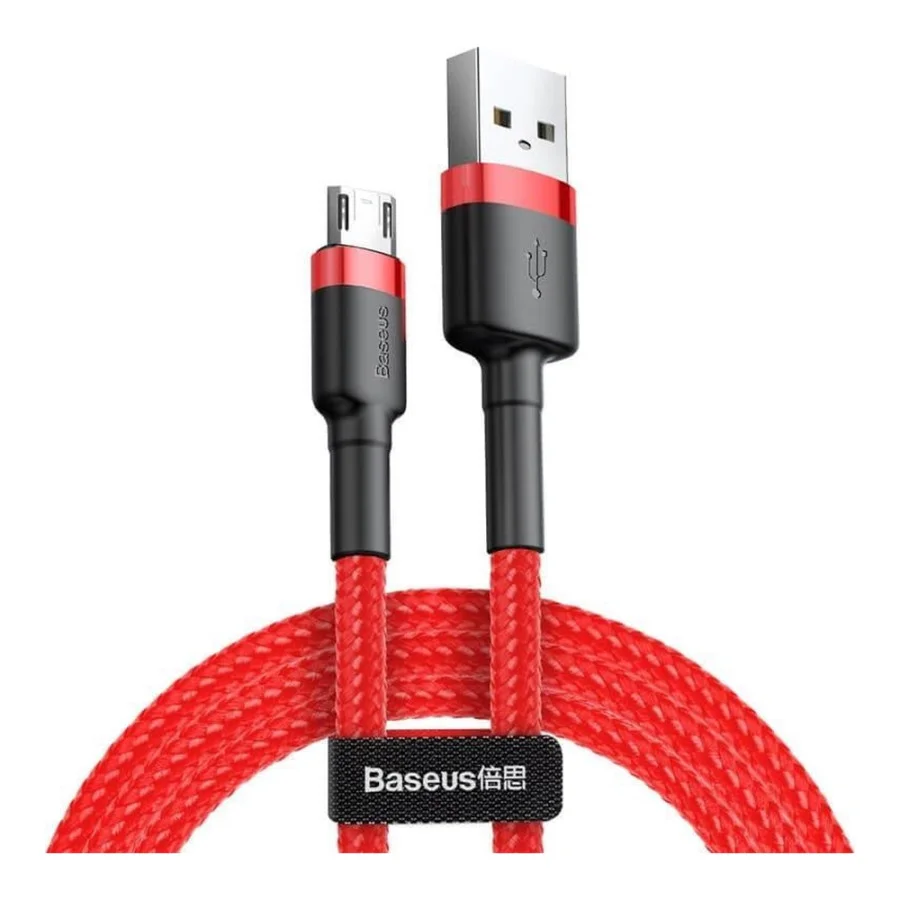 Baseus USB Cabel to microUSB Cafule 1m Grey/Black (CAMKLF-BG1)