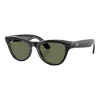 Ray-Ban Skyler Shiny Black Frame/Green Lenses (RW4010 601/9A 52)