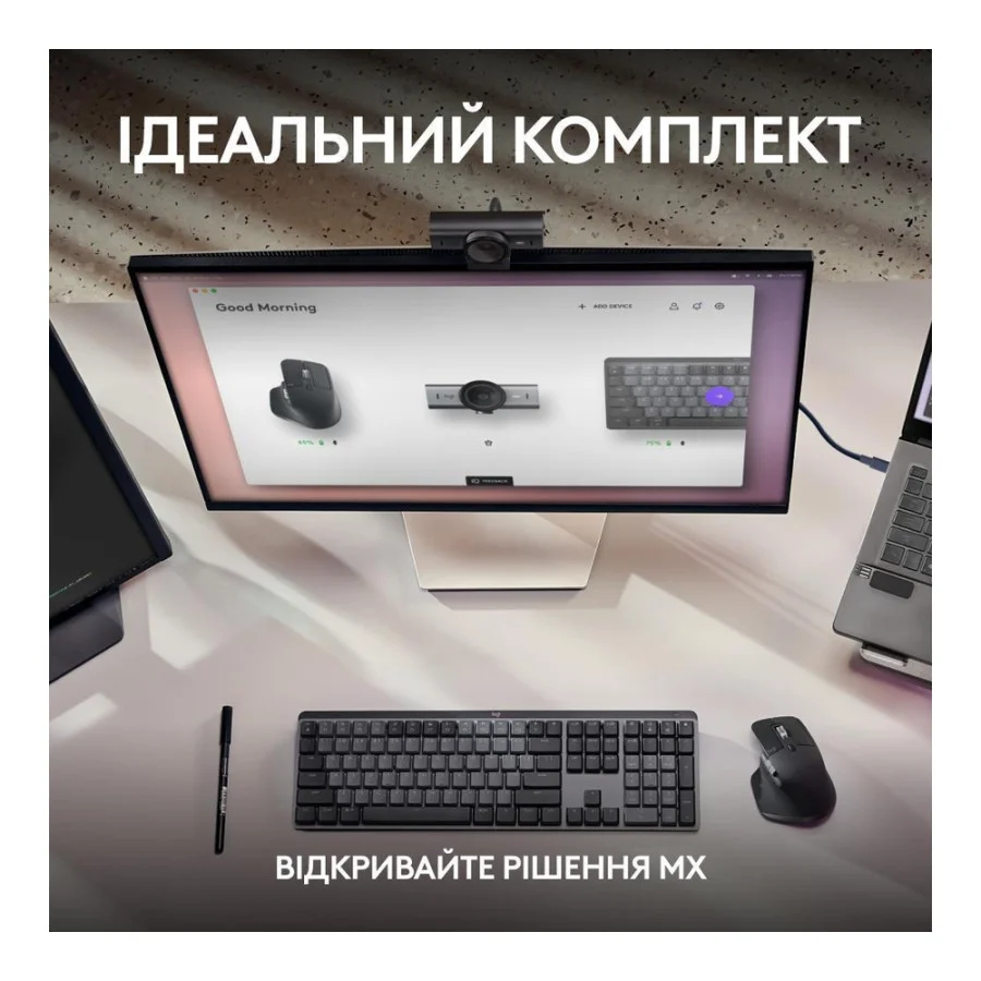 Logitech MX Brio 4K Pale Gray (960-001550, 960-001555)