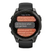Garmin Fenix 8 43mm AMOLED Sapphire Carbon Gray DLC Tit. w. Black/Pebble Gray S. Band (010-02903-20/21/28)